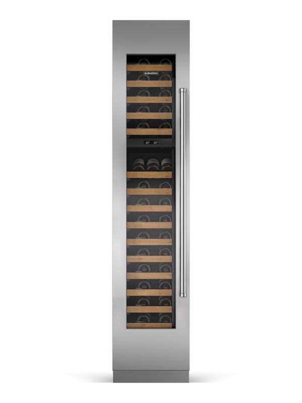 Sub-Zero 18" Designer Wine Storage - Panel Ready, model DEC1850W/L — wine storage specified and installed by iKitchen Cabinetry
