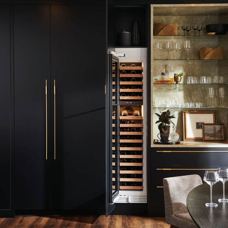 Sub-Zero 18" Designer Wine Storage - Panel Ready, model DEC1850WA/R — wine storage specified and installed by iKitchen Cabinetry, view 5