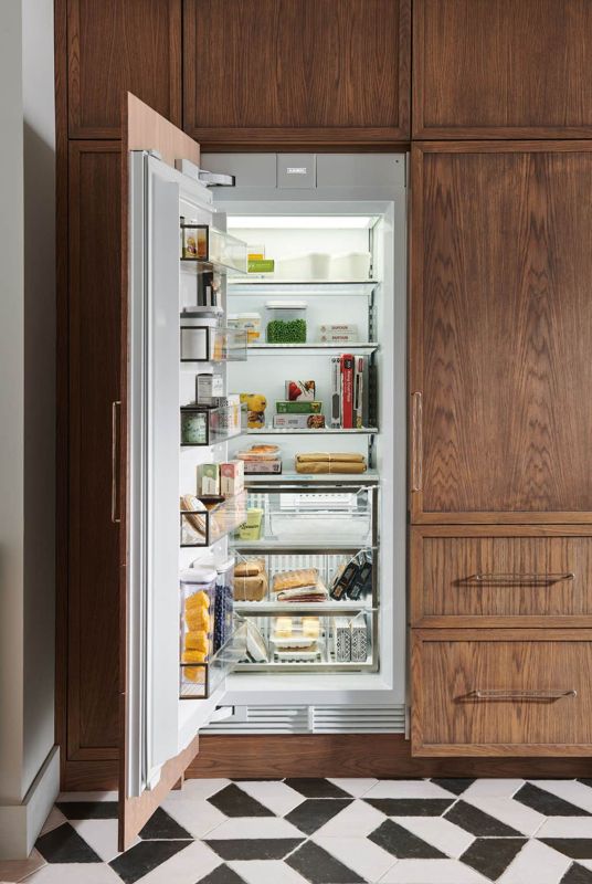 Sub-Zero 30" Designer Column Freezer with Ice Maker - Panel Ready, model DEC3050FI/L — column freezer specified and installed by iKitchen Cabinetry, view 4