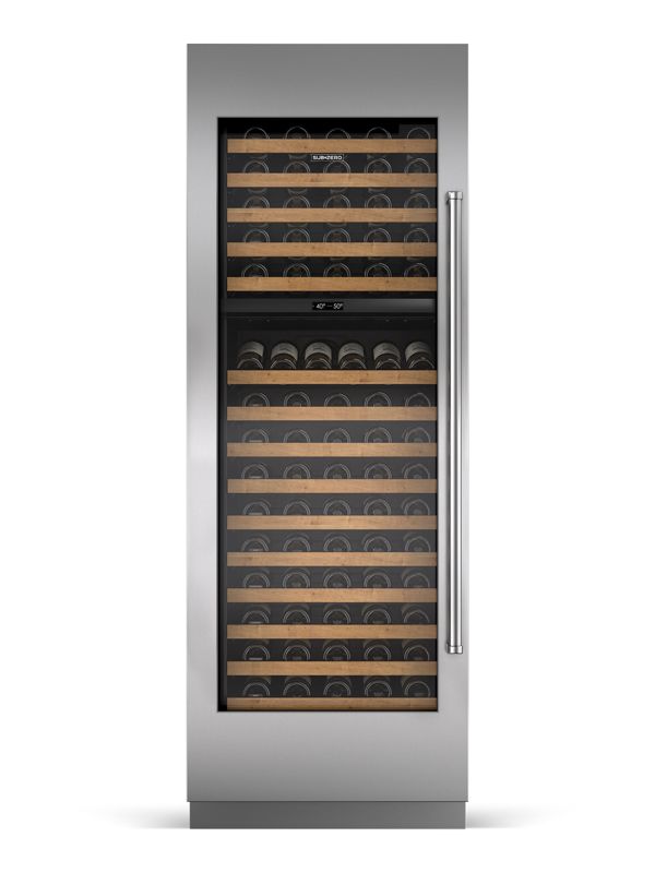 Sub-Zero 30" Designer Wine Storage - Panel Ready, model DEC3050W/L — wine storage specified and installed by iKitchen Cabinetry, view 3