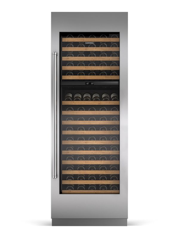 Sub-Zero 30" Designer Wine Storage - Panel Ready, model DEC3050W/R — wine storage specified and installed by iKitchen Cabinetry, view 3