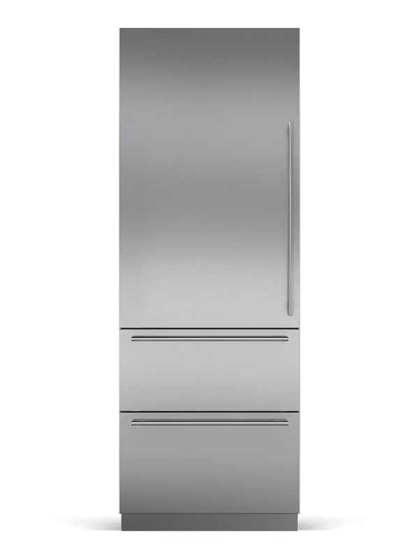 Sub-Zero 30" Designer Over-and-Under Freezer with Ice Maker - Panel Ready, model DET3050FI/L — over-and-under specified and installed by iKitchen Cabinetry, view 2