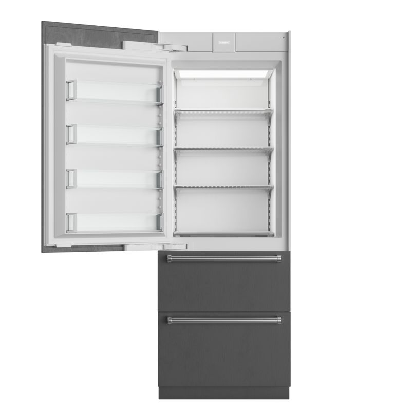 Sub-Zero 30" Designer Over-and-Under Freezer with Ice Maker - Panel Ready, model DET3050FI/L — over-and-under specified and installed by iKitchen Cabinetry, view 4