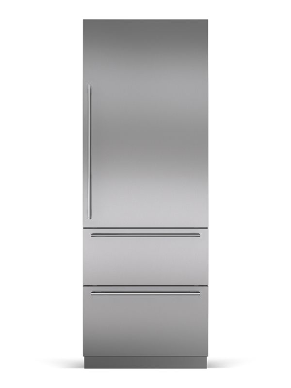 Sub-Zero 30" Designer Over-and-Under Refrigerator - Panel Ready, model DET3050R/R — over-and-under specified and installed by iKitchen Cabinetry, view 2