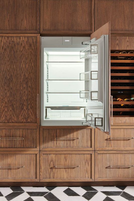 Sub-Zero 30" Designer Over-and-Under Refrigerator - Panel Ready, model DET3050R/R — over-and-under specified and installed by iKitchen Cabinetry, view 4