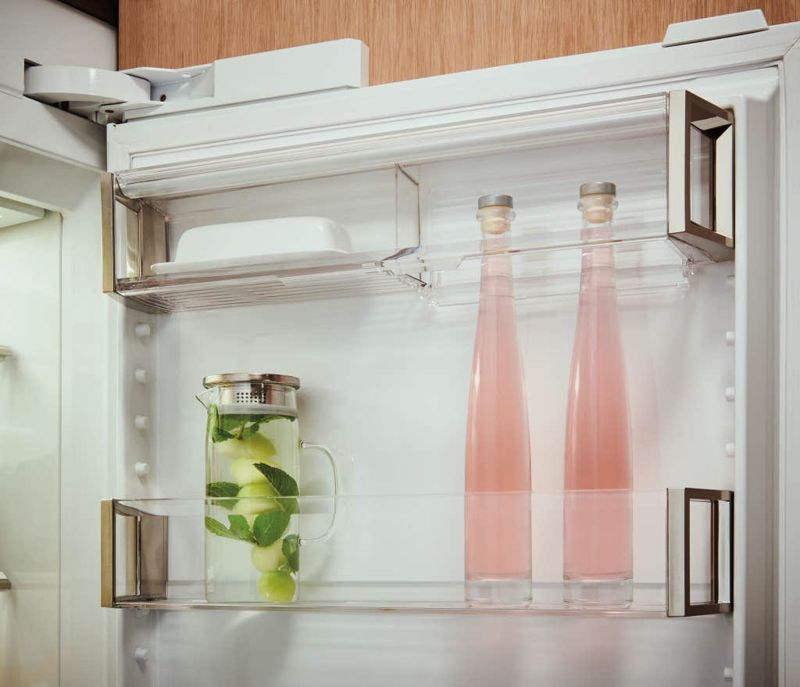 Sub-Zero 30" Designer Over-and-Under Refrigerator with Internal Dispenser - Panel Ready, model DET3050RID/L — over-and-under specified and installed by iKitchen Cabinetry, view 4