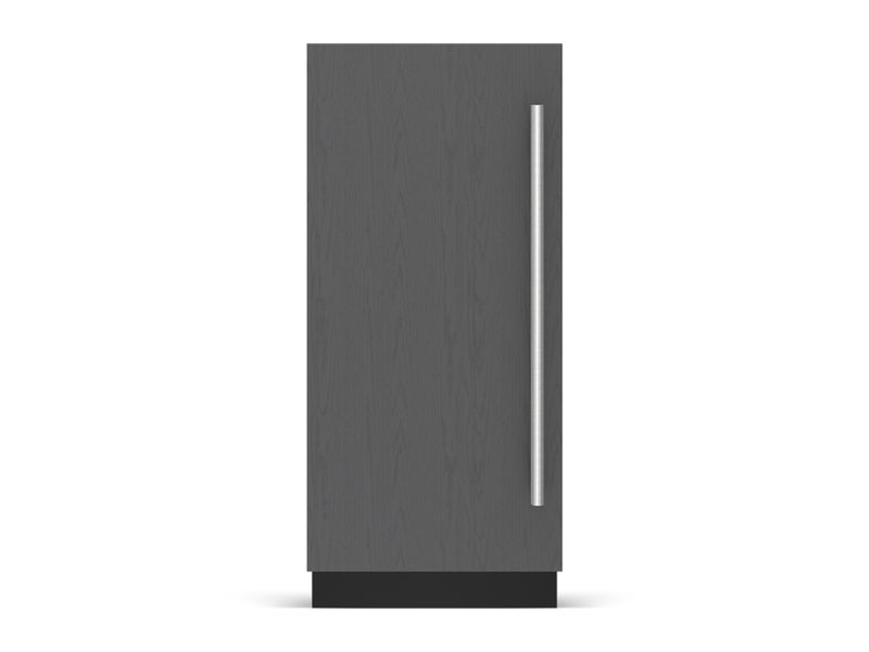 Sub-Zero Designer Undercounter Beverage Center with Solid Door, model DEU50B — undercounter refrigeration specified and installed by iKitchen Cabinetry