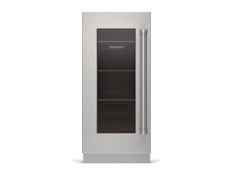 Sub-Zero 15" Designer Undercounter Beverage Center - Panel Ready, model DEU1550BA/L — undercounter refrigeration specified and installed by iKitchen Cabinetry, view 2