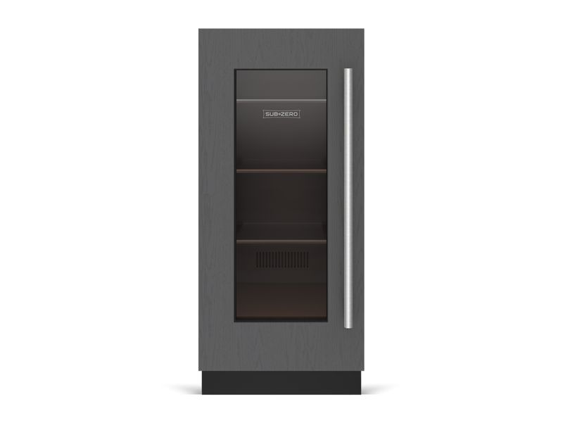 Sub-Zero 15" Designer Undercounter Beverage Center - Panel Ready, model DEU1550BA/L — undercounter refrigeration specified and installed by iKitchen Cabinetry, view 3