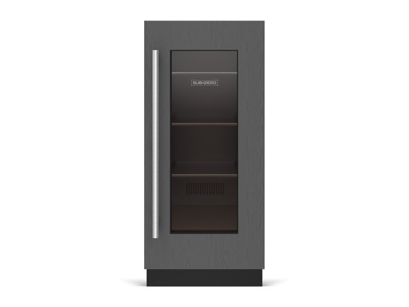 Sub-Zero 15" Designer Undercounter Beverage Center - Panel Ready, model DEU1550BG/R — undercounter refrigeration specified and installed by iKitchen Cabinetry, view 3