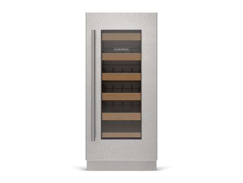 Sub-Zero 15" Designer Undercounter Wine Storage - Panel Ready, model DEU1550W/R — wine storage, undercounter refrigeration specified and installed by iKitchen Cabinetry, view 3