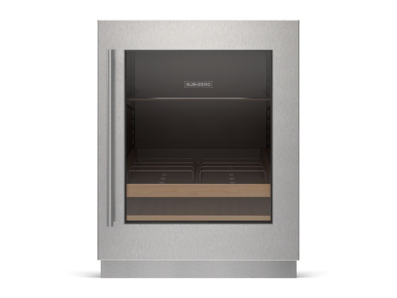 Sub-Zero 24" Designer Undercounter ADA Height Beverage Center - Panel Ready, model DEU2450BG/ADA/R — undercounter refrigeration specified and installed by iKitchen Cabinetry, view 3