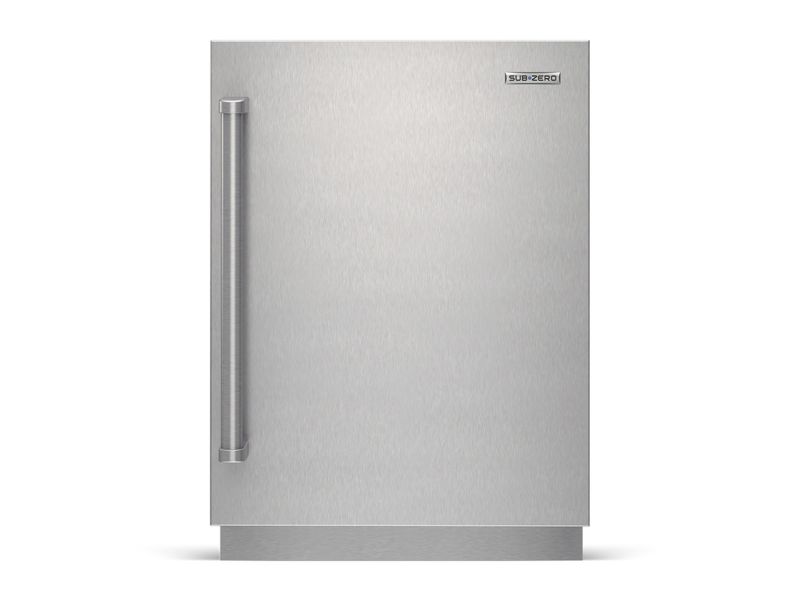 Sub-Zero 24" Outdoor Undercounter Refrigerator – Panel Ready, model DEU2450RO/R — undercounter refrigeration, outdoor refrigeration specified and installed by iKitchen Cabinetry