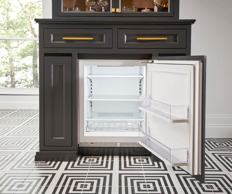 Sub-Zero 24" Designer Undercounter ADA Height Refrigerator - Panel Ready, model DEU2450R/ADA/L — undercounter refrigeration specified and installed by iKitchen Cabinetry, view 3