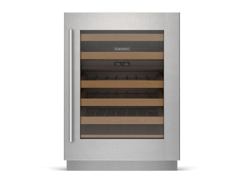 Sub-Zero 24" Designer Undercounter Wine Storage - Panel Ready, model DEU2450W/R — wine storage, undercounter refrigeration specified and installed by iKitchen Cabinetry, view 2