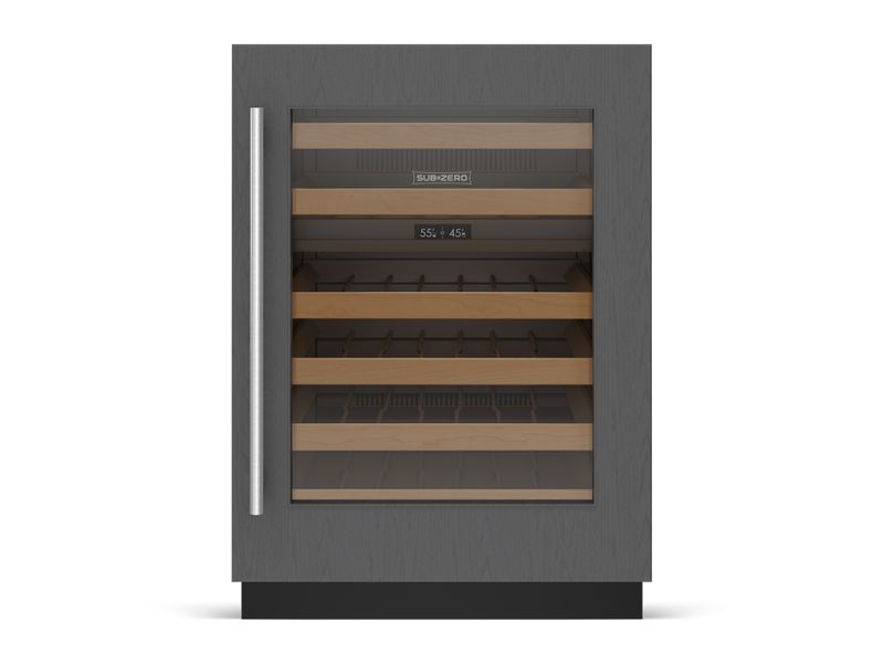 Sub-Zero 24" Designer Undercounter Wine Storage - Panel Ready, model DEU2450W/R — wine storage, undercounter refrigeration specified and installed by iKitchen Cabinetry, view 3
