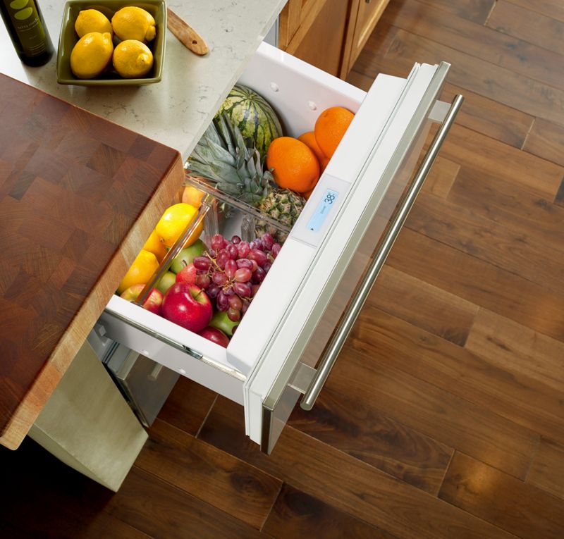 Sub-Zero 24" Designer Refrigerator Drawers - Panel Ready, model ID-24R — designer drawers specified and installed by iKitchen Cabinetry, view 6