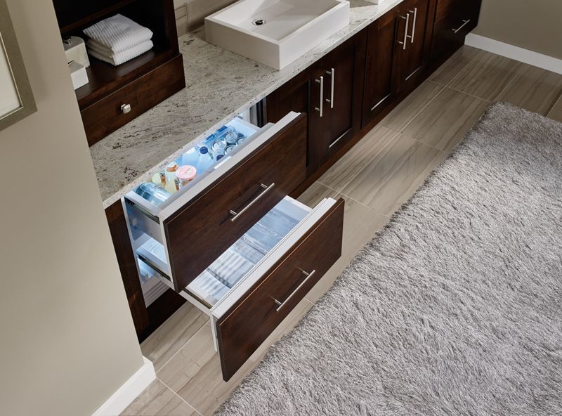 Sub-Zero 27" Designer Refrigerator Drawers - Panel Ready, model ID-27R — designer drawers specified and installed by iKitchen Cabinetry, view 5