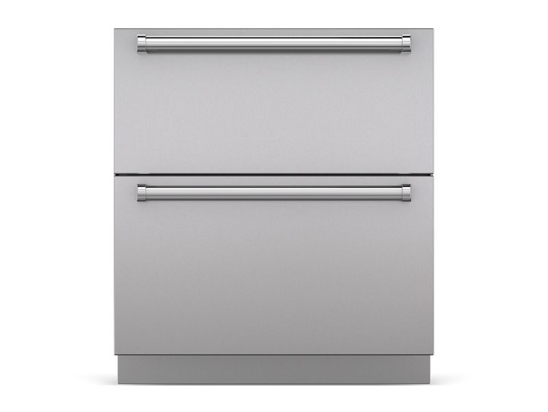Sub-Zero 30" Designer Refrigerator/Freezer Drawers - Panel Ready, model ID-30C — designer drawers specified and installed by iKitchen Cabinetry, view 2