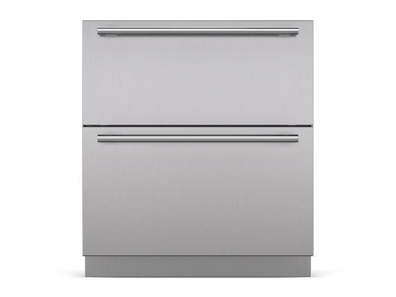 Sub-Zero 30" Designer Refrigerator/Freezer Drawers - Panel Ready, model ID-30C — designer drawers specified and installed by iKitchen Cabinetry, view 3