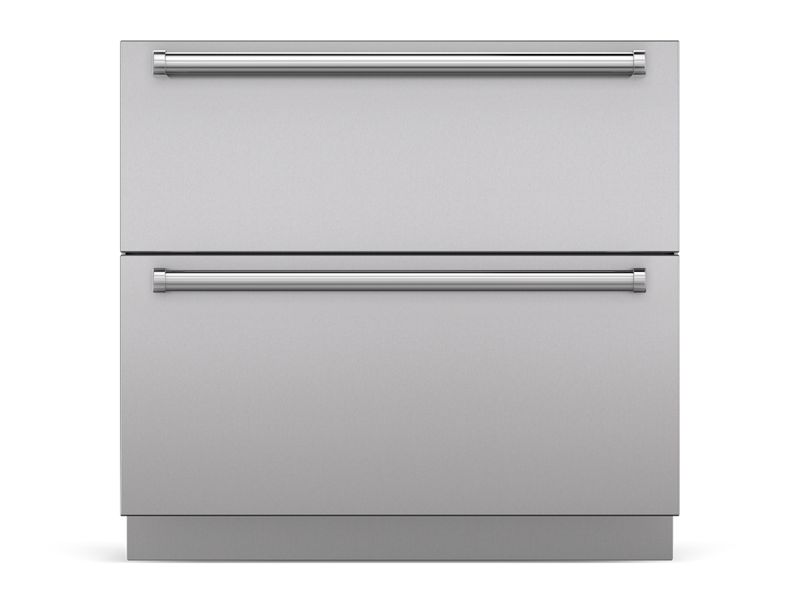 Sub-Zero 36" Designer Refrigerator/Freezer Drawers - Panel Ready, model ID-36C — designer drawers specified and installed by iKitchen Cabinetry, view 3