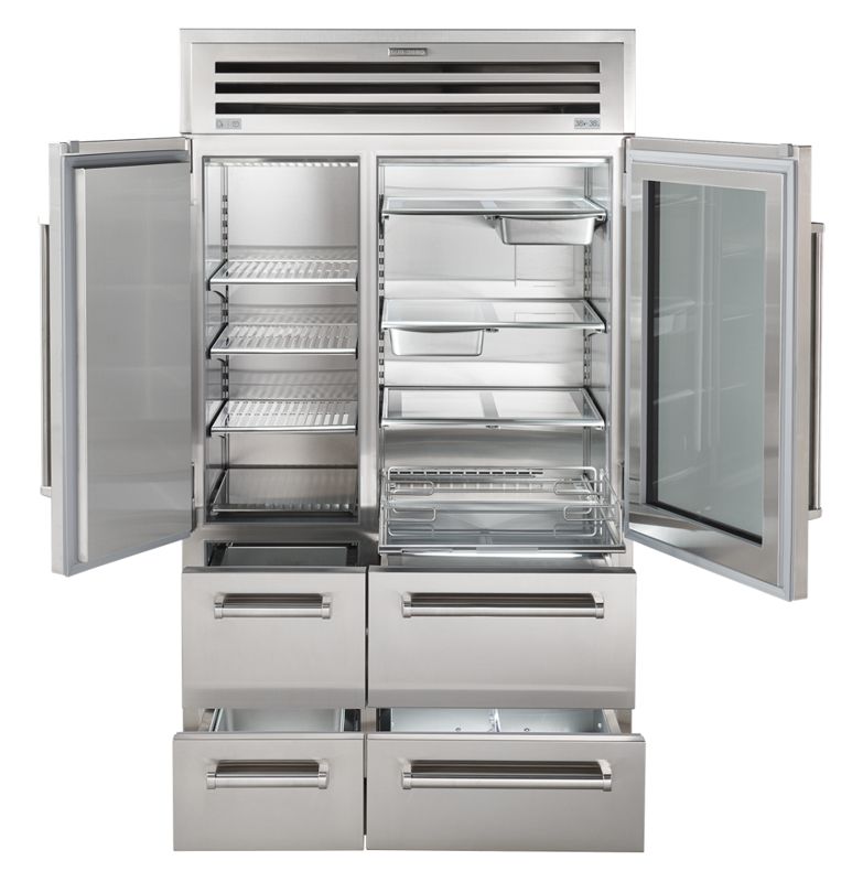 Sub-Zero 48" PRO Refrigerator/Freezer, model PRO4850 — side-by-side specified and installed by iKitchen Cabinetry, view 3