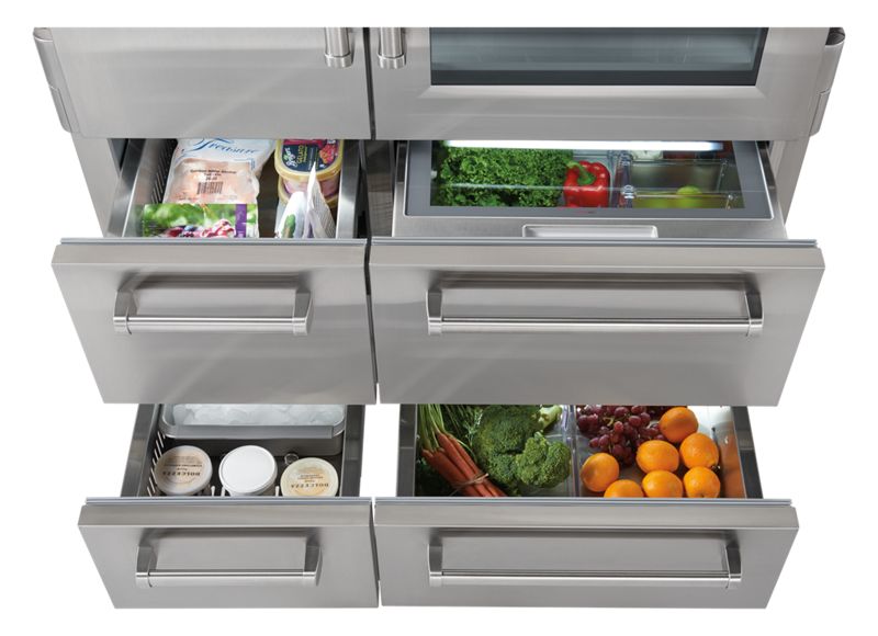Sub-Zero 48" PRO Refrigerator/Freezer, model PRO4850 — side-by-side specified and installed by iKitchen Cabinetry, view 4