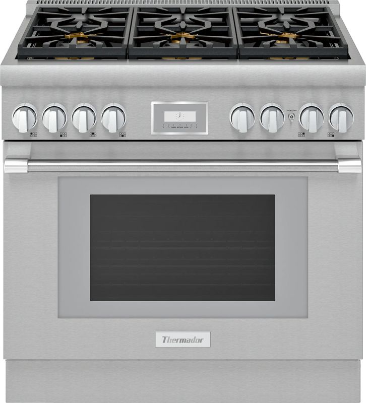 Thermador PRD366WHU, model PRD366WHU — ranges specified and installed by iKitchen Cabinetry