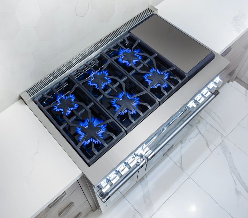 Thermador PRD48WISGU, model PRD48WISGU — ranges specified and installed by iKitchen Cabinetry, view 5