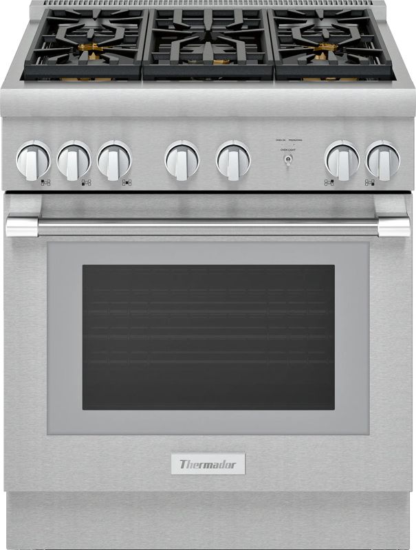 Thermador PRG305WH, model PRG305WH — ranges specified and installed by iKitchen Cabinetry