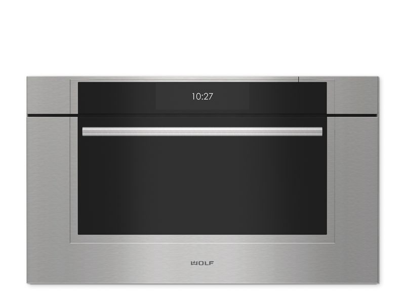 Wolf M Series Transitional Convection Steam Oven, model CSO50TM — built-in ovens specified and installed by iKitchen Cabinetry