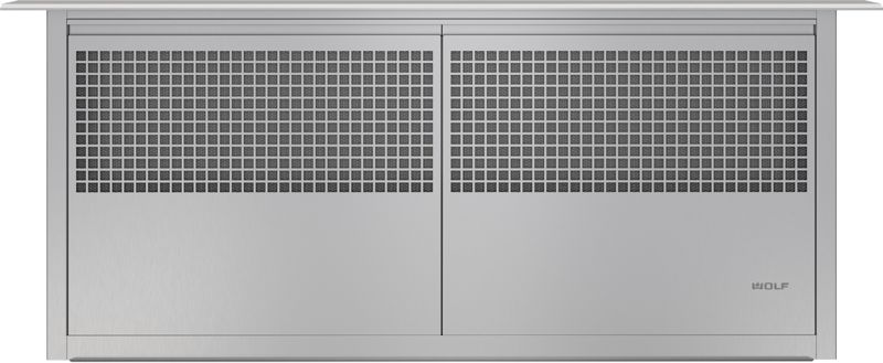 Wolf 36" Downdraft Ventilation, model DD36 — ventilation specified and installed by iKitchen Cabinetry