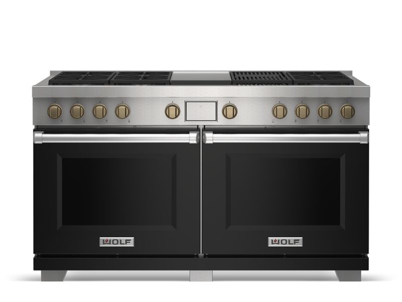 Wolf 60" Dual Fuel Range - 6 Burners, Infrared Charbroiler and Infrared Griddle, model DF60650CG/S/P — ranges specified and installed by iKitchen Cabinetry, view 5
