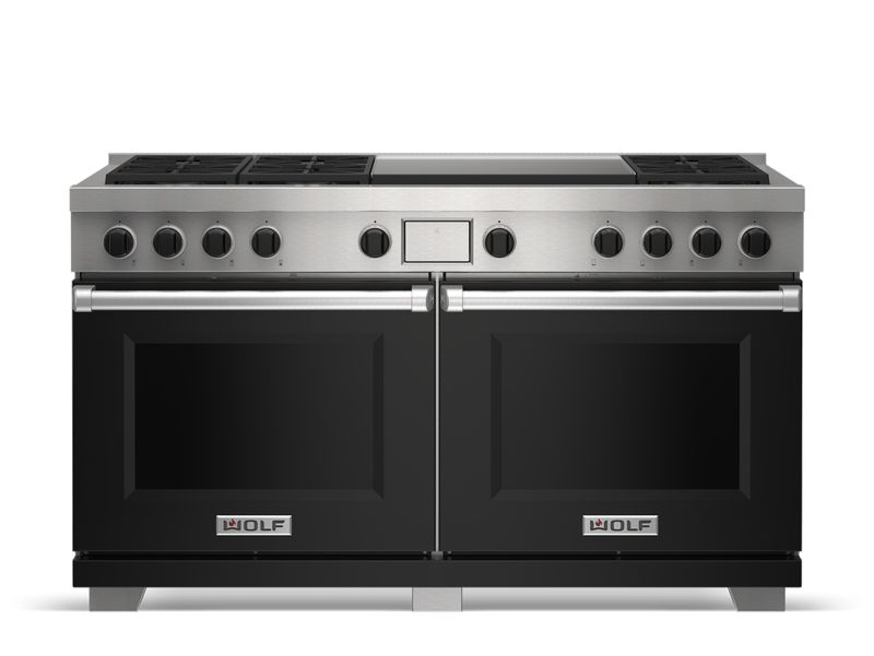 Wolf 60" Dual Fuel Range - 6 Burners and Infrared Dual Griddle, model DF60650DG/S/P — ranges specified and installed by iKitchen Cabinetry, view 6