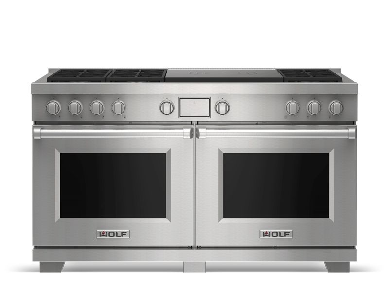 Wolf 60" Dual Fuel Range - 6 Burners and French Top, model DF60650F/S/P/LP — ranges specified and installed by iKitchen Cabinetry, view 5