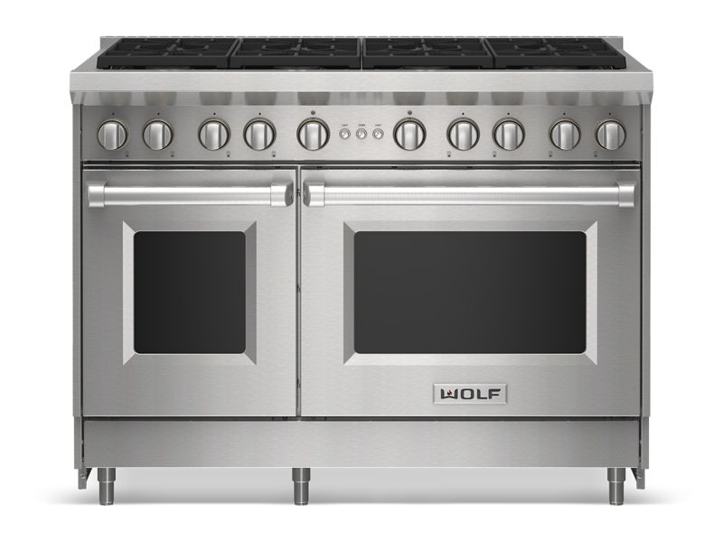 Wolf 48" Gas Range - 8 Burners, model GR488-LP — ranges specified and installed by iKitchen Cabinetry, view 3
