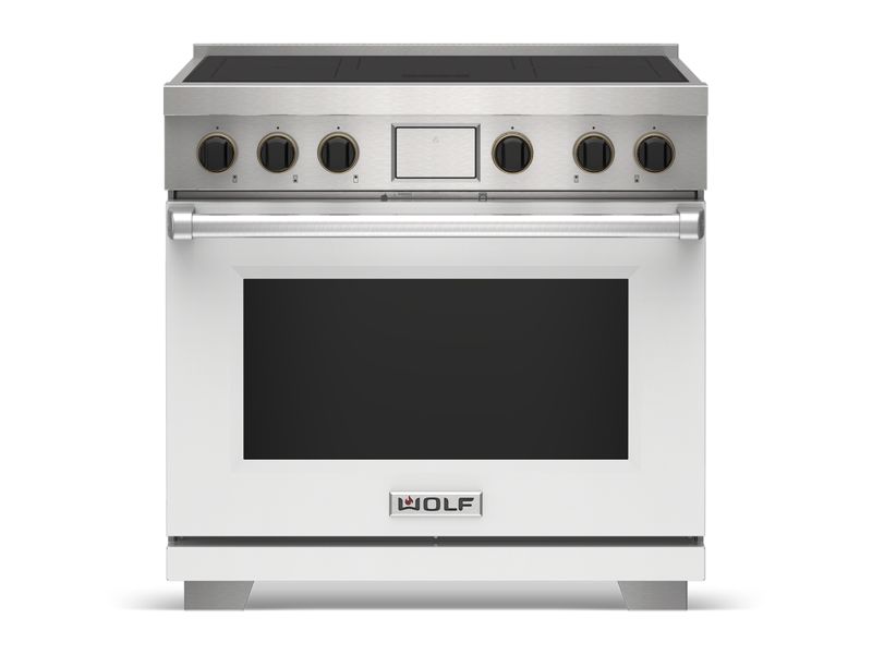 Wolf 36" Professional Induction Range, model IR36551/S/P — ranges specified and installed by iKitchen Cabinetry, view 2