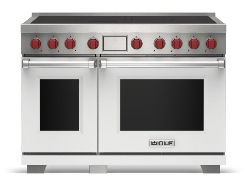 Wolf 48" Professional Induction Range, model IR48751/S/P — ranges specified and installed by iKitchen Cabinetry