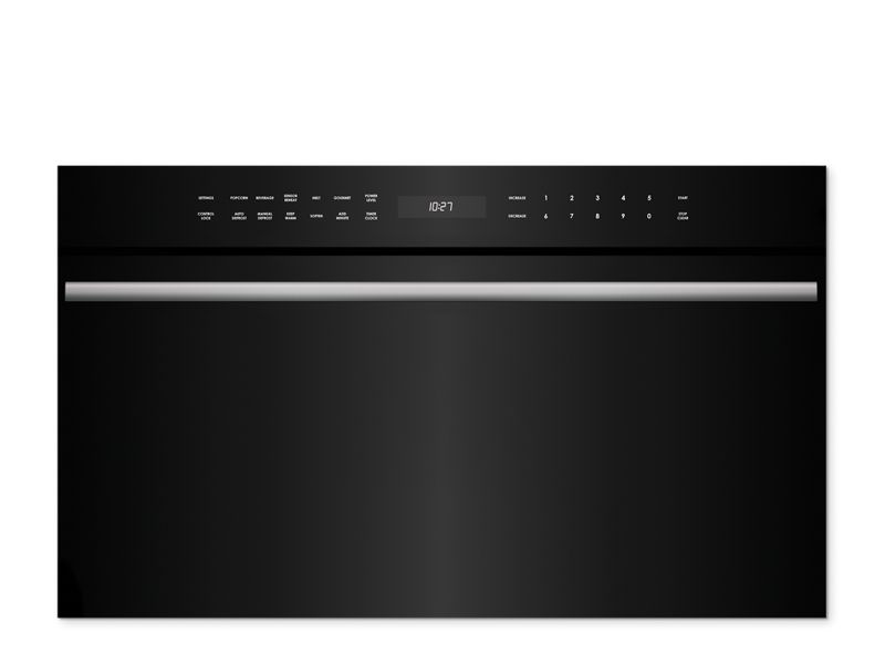 Wolf M Series Contemporary Drop-Down Door Microwave Oven - Legacy, model MDDCM — microwaves specified and installed by iKitchen Cabinetry