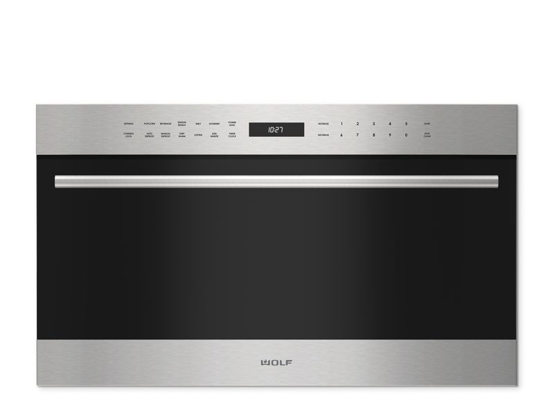 Wolf E Series Transitional Drop-Down Door Microwave Oven - Legacy, model MDDTE — built-in ovens, microwaves specified and installed by iKitchen Cabinetry, view 2
