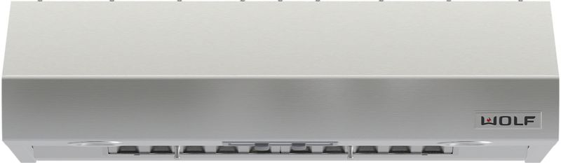 Wolf Low Profile Wall Hood, model PW2210 — ventilation specified and installed by iKitchen Cabinetry, view 3
