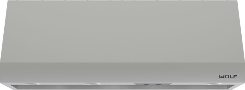 Wolf 48" Pro Wall Hood - 24" Depth, model PW482418 — ventilation specified and installed by iKitchen Cabinetry