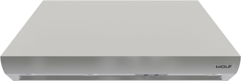 Wolf Pro Wall Chimney Hood, model PWC2418 — ventilation specified and installed by iKitchen Cabinetry, view 4