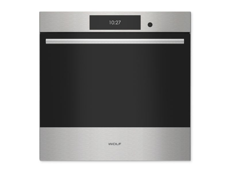 Wolf E Series Transitional Built-In Single Oven, model SO50TE — built-in ovens specified and installed by iKitchen Cabinetry