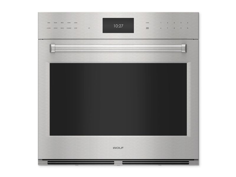 Wolf E Series Professional Built-In Single Oven, model SO50PE — built-in ovens specified and installed by iKitchen Cabinetry
