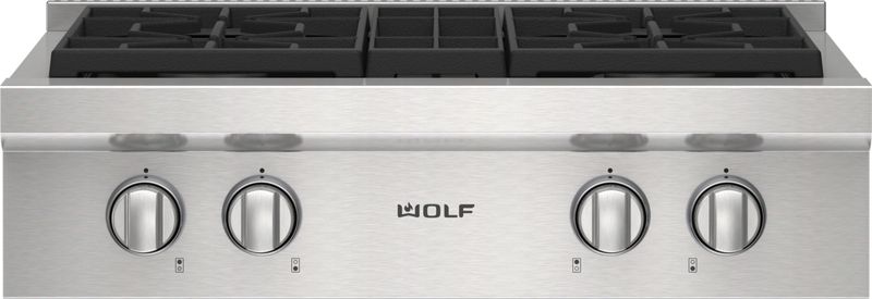 Wolf 30" Sealed Burner Rangetop - 4 Burners, model SRT304-LP — ranges specified and installed by iKitchen Cabinetry, view 3