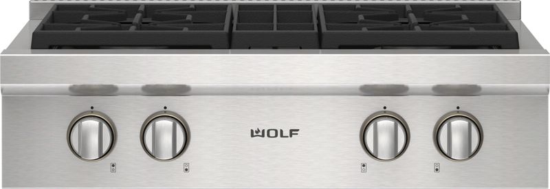Wolf 30" Sealed Burner Rangetop - 4 Burners, model SRT304-LP — ranges specified and installed by iKitchen Cabinetry, view 4