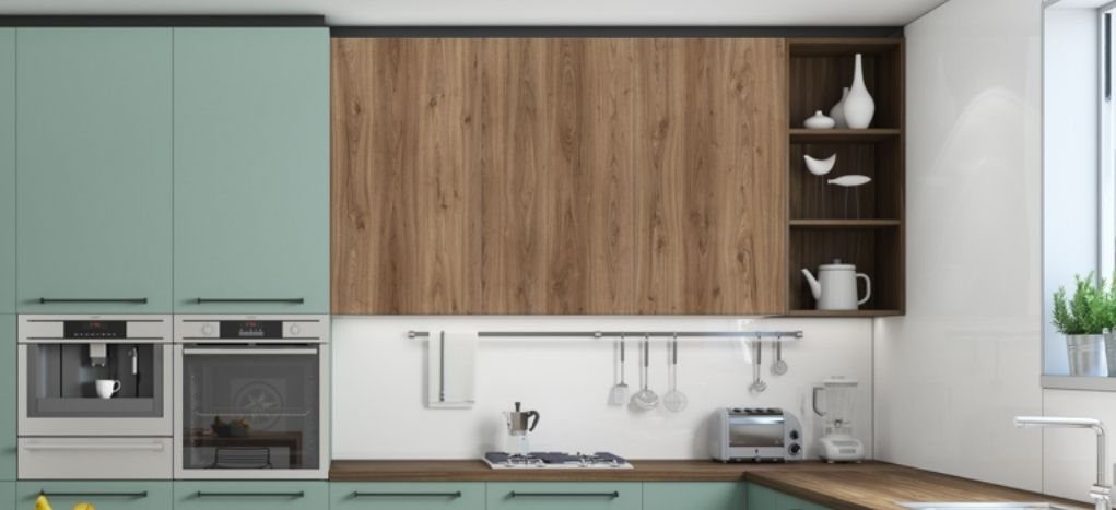 AGT Light Walnut 239 — decorative furniture panel for custom cabinetry, view 2