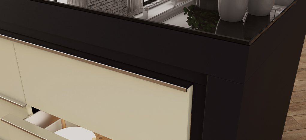 AGT Breeze Beige 3013 — decorative furniture panel for custom cabinetry, view 2