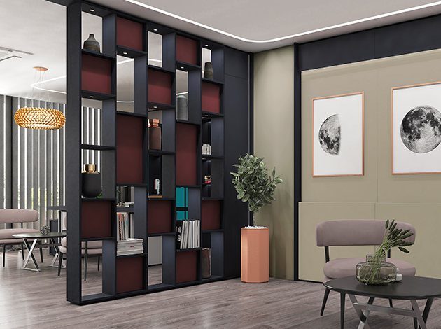 AGT Safari Grey 3020 — decorative furniture panel for custom cabinetry, view 5